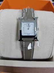 Hermes H hour 手錶 25mm silver