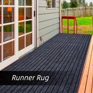 1 Roll Heavy-Duty Runner Rug 19.7inch*236.2inch (50cm X600cm),Indoor/Outdoor Non-Slip Rubber Mat For