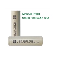 Molicel P30B 18650 3000mah 30A 18650 3.6V Rechargeable Battery