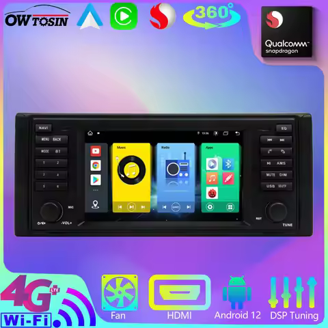 A7870 8Core 12G+256G Android 13 Car Radio GPS Stereo For BMW 5 Series E39 M5 1996-2003 E39 Audio Car