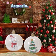 ARMARIO Inflatable Balloons, 60cm Decoration Christmas Ball, Giant Giant DIY without Light Venue Lay