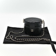 Chanel 香奈兒 黑圓盒子 圓筒包 小