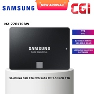 Samsung 870 Evo Sata III 2.5" 1TB SSD - MZ-77E1T0BW