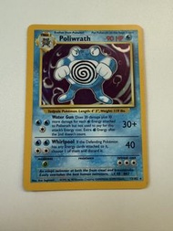 1999 美版初代 Pokémon base set 寶可夢卡牌 Poliwrath #13/102