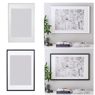 Swedish Design KNOPPANG Picture Frame / Photo Frame , 24R , 61 x 91 cm Black / White