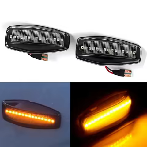 2PCS LED Side Wing Marker Dynamic Turn Signal Light For Hyundai Sonata (EF-B) 2002-2005 For Hyundai 