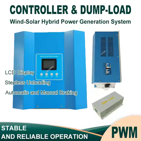12V/24V/48V 96V 230V 380V MPPT Solar Charge Controller Hybrid Wind Solar System Charger Controller B