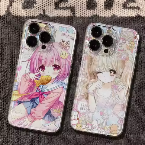 Kawaii Anime Girl Phone Case for Xiaomi Mi 15T 11 11T Poco F7 F5 X7 X6 X5 M7 M4 X4 M3 Pro NFC Lite G