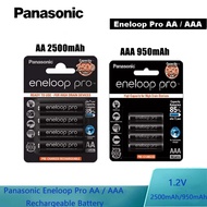 Panasonic Eneloop Pro AA / AAA Rechargeable Battery 1.2V Ni-MH NiMH 2500mAh 950mAh