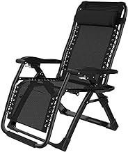 Zero Gravity Lounge Chair, Garden Chairs Bstdfs Zero Gravity Chair Foldable Adjustable Reclining,Lounge Chair with Headrest Cushion Recliner Chair Suitable for Outdoor, Courtyard, Beach, Pool, Patio,