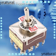 YNATURAL Heavy Duty Toggle​​, Button Mechanism for Mechanical System ON//ON Three-position Rocker Co