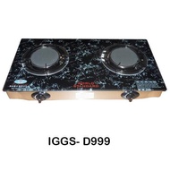 World Standard Infrared Glass Top Gas Stove 2 Burner IGGS-D999