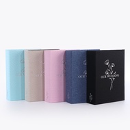 4R Photo Album 100 Sheets Insert Type 4x6 Photobook 6 Inch Photo Book With Linen Shell Flower Patter