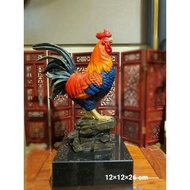 Chicken Statue Brass Size W12 W12 H26cm