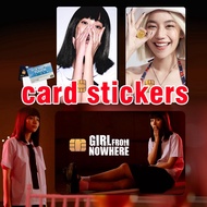 GIRL FROM NOWHERE CARD STICKER - NANNO CARD STICKER - KITTY CHICHA CARD STICKER - ACCESS CARD SKIN C