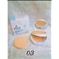 SPECIAL PROMOTION ON BEDAK PIIXY 2IN1 COMPACTS POWDER 2IN1 TWO WAY CAKE KOD 3 ( NO 3 ) DARK TONE