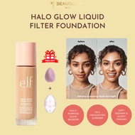 ELF Halo Glow Liquid Filter Foundation, Primer, Highlighter, Glowing Skin
