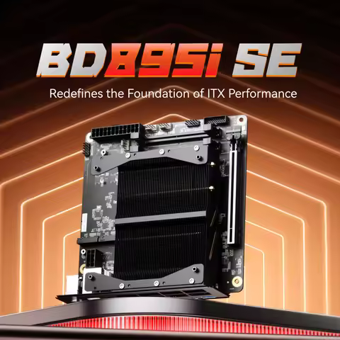 MINISFORUM BD895i SE Motherboard Mini-ITX AMD Ryzen 9 8945HX(16C/32T) 2*DDR5 PCIe5.0 x16 RJ45 2.5G H