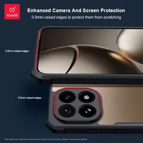 Xundd For Xiaomi 15T Case For Xiaomi 15T Pro Transparent Phone Cover Shockproof Bumper Protective Ca