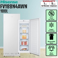 HISENSE 180L FROST FREE UPRIGHT FREEZER FV188N4AWN