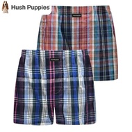 Hush Puppies 2pcs Men Woven Boxer Shorts Cotton Blend Underwear HMX937275AS1