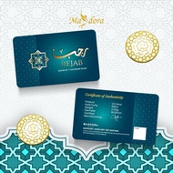 MASDORA 999.9 Gold ½ Dinar (2.125GM)  Islamic Calendar ~ Rejab (EMAS 999.9/24K)