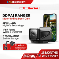 DDPAI Ranger 4K Rider IP67 Waterproof Motorcycle Motor Bike Dash Cam Action Sports Camera