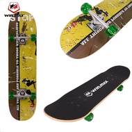 Winmax Store สเก็ตบอร์ด คุณภาพสูง 80ซม. สเก็ตบอร์ด สำหรับผู้เริ่มเล่น-มืออาชีพ black1 One