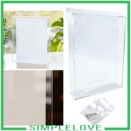 [Simple] Outdoor Brochure Holder Literature Dispenser A5 Advertising Display Box Document Holder for