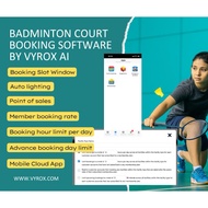Badminton Court Booking Software Auto Lighting Control VYROX
