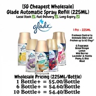 Glade Automatic Spray Refill Scent Fragrance Air freshener Aroma Diffuser 146g l 225ml