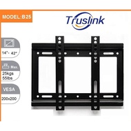 B25 Universal TV Wall Mount Bracket Holder Stand MAX Load 25KG For 14''~42'' LED LCD Monitor Flat Panel TV Mount