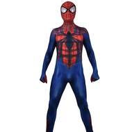 Halloween Adults Kids Scarlet Ben Reilly Spiderman Cosplay Costume Carnage SuperHero Zentai Suit Men