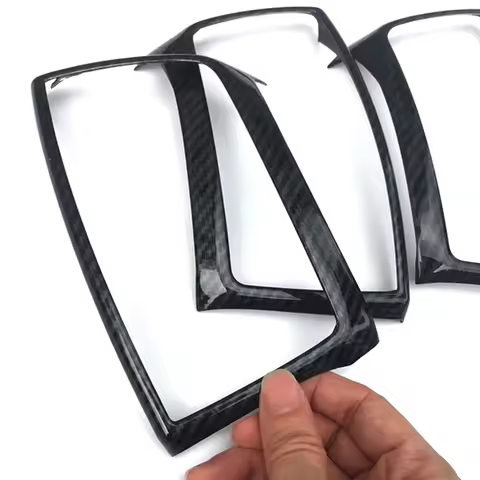 Side Wind Air Vent Outlet Panel Frame Cover Trim ABS Dashboard Sticker Replacement For Ford Ranger E