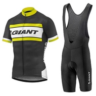 GIANT Pro Cycling Jersey Set Short Sleeve Mountain Bike Clothes
