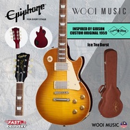 Epiphone Inspired by Gibson Custom Original 1959 Les Paul Standard Electric Guitar w/Hardshell Case 