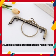 20cm / 20.5cm Diamond Bracelet Purse Frame Kisslock Kiss Lock Frame Kiss Lock Handbag Kiss Lock Bag 