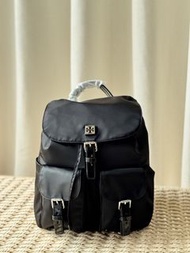 💜TORY BURCH VIRGINIA  背包 背囊 雙肩包 女款 黑色Backpack Women's Black