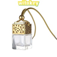 WITAKEY Perfume Bottle, Pendant Style Refillable Empty Bottle, Portable 8ML Glass Empty Fragrance Co