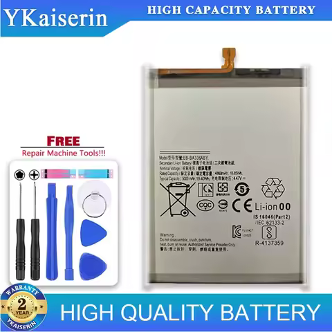 Replacement Battery For Samsung Galaxy A33 A53 5G SM-A5360 A5360 SM-A3360 EB-BA536ABY