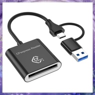 (Y W Z H)High-Speed CFexpress Type B Card Reader USB3.2 Gen2 USB-C CFe Card Reader for Android Win X