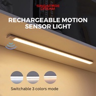 Motion Sensor LED Light - Rechargeable Magnetic Wireless Lamp For Cabinet Wardrobe Bedroom Kitchen L