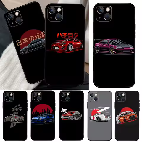 Sports Car Jdm Drift For Honor Magic 8 6 7 Pro Case For Honor 400 Lite 200 50 70 90 X8c X8b X9a X9b 