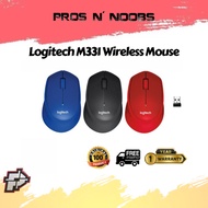 Logitech M331 Silent Plus Wireless Mouse, 2.4 GHz with USB Nano Receiver, 1000 DPI Optical Tracking