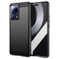 全城熱賣 - 適用於小米13 Lite 拉絲系列碳纖維TPU手機殼（黑色）