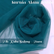 Kain Premium Satin Velvet Organza Organdi Soft Tulle Warna Tosca Bahan Kebaya Dress Gaun Bridesmaid Meteran Per 50cm
