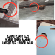 Sampai7an MJB02-PR / Meja Laptop Lipat Polos Portable Kondisi Damage Lecet Retak / COD