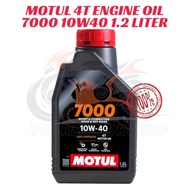 MOTUL 4T ENGINE OIL 7000 10W40 1.2LITER Minyak Hitam Motul Minyak Enjin 7000 10W40 1.2L