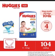Tã quần Huggies skin tràm trà cải tiến mới L100+4 date mới
