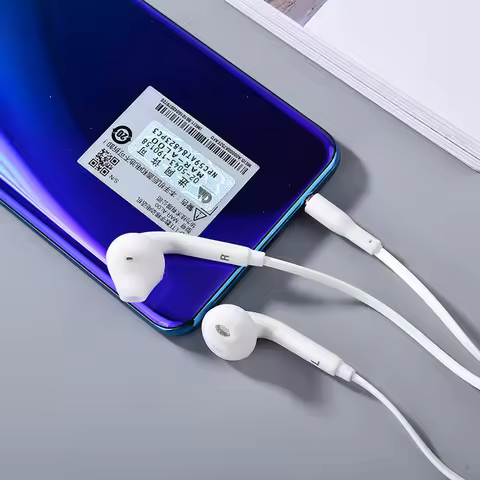 EG920 Earphone In-ear 3.5mm Mic Wired Headset For Samsung Galaxy A21S A11 A12 A13 A14 A15 A52 A72 S6